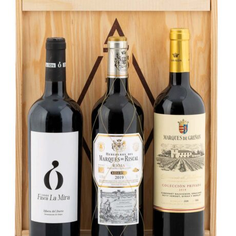 C/MADERA 3 BOTELLAS VINO REF.603