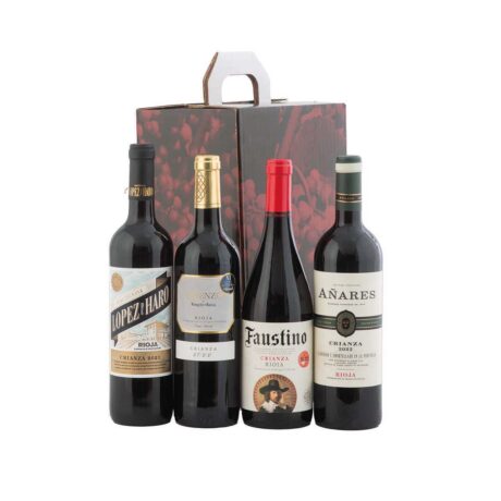 C/CARTON 4 BOTELLAS VINO REF.604