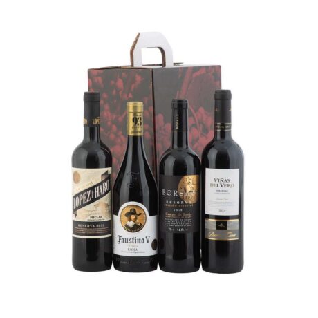 C/CARTON 4 BOTELLAS VINO REF.605