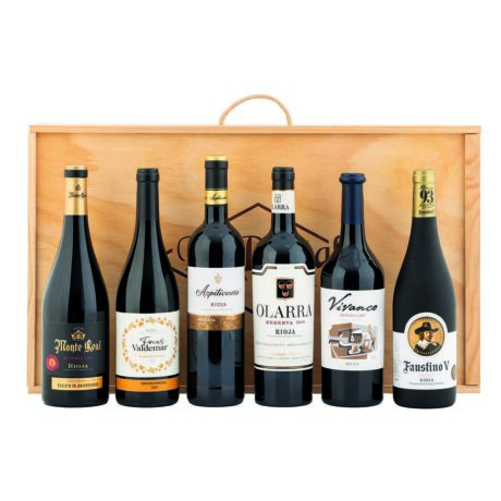 C/MADERA 6 BOTELLAS VINO REF.609