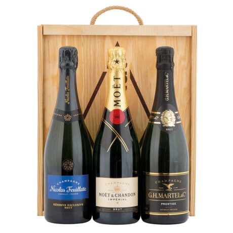 C/MADERA 3 BOTELLAS CHAMPAGNE REF.615